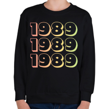 PRINTFASHION 1989 - Gyerek pulóver - Fekete gyerek pulóver, kardigán