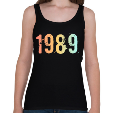 PRINTFASHION 1989 - Női atléta - Fekete