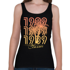 PRINTFASHION 1989 - Női atléta - Fekete női trikó