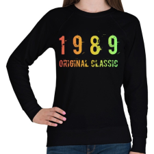 PRINTFASHION 1989 - Női pulóver - Fekete női pulóver, kardigán