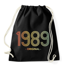 PRINTFASHION 1989 - Sportzsák, Tornazsák - Fekete tornazsák