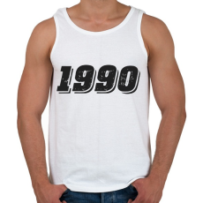 PRINTFASHION 1990 - Férfi atléta - Fehér