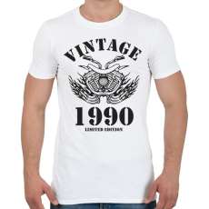 PRINTFASHION 1990 - Férfi póló - Fehér