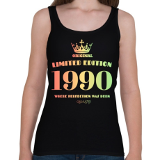 PRINTFASHION 1990 - Női atléta - Fekete