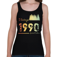 PRINTFASHION 1990 - Női atléta - Fekete női trikó