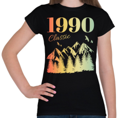 PRINTFASHION 1990 - Női póló - Fekete