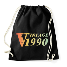 PRINTFASHION 1990 - Sportzsák, Tornazsák - Fekete tornazsák