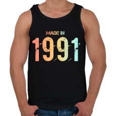 PRINTFASHION 1991 - Férfi atléta - Fekete