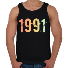 PRINTFASHION 1991 - Férfi atléta - Fekete