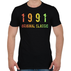 PRINTFASHION 1991 - Férfi póló - Fekete