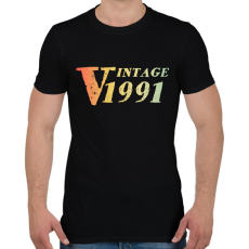 PRINTFASHION 1991 - Férfi póló - Fekete