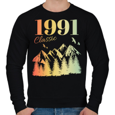 PRINTFASHION 1991 - Férfi pulóver - Fekete férfi pulóver, kardigán