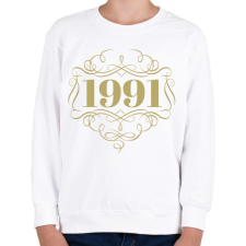 PRINTFASHION 1991 - Gyerek pulóver - Fehér gyerek pulóver, kardigán