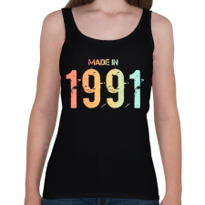 PRINTFASHION 1991 - Női atléta - Fekete női trikó