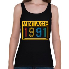 PRINTFASHION 1991 - Női atléta - Fekete