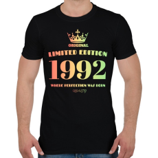 PRINTFASHION 1992 - Férfi póló - Fekete