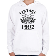 PRINTFASHION 1992 - Gyerek kapucnis pulóver - Fehér gyerek pulóver, kardigán