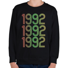 PRINTFASHION 1992 - Gyerek pulóver - Fekete