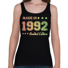 PRINTFASHION 1992 - Női atléta - Fekete női trikó