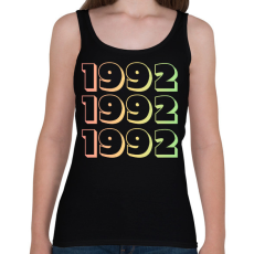 PRINTFASHION 1992 - Női atléta - Fekete