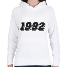 PRINTFASHION 1992 - Női kapucnis pulóver - Fehér