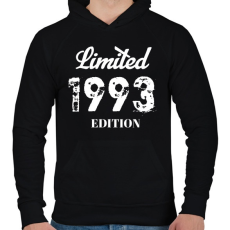 PRINTFASHION 1993 - Férfi kapucnis pulóver - Fekete