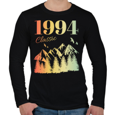 PRINTFASHION 1994 - Férfi hosszú ujjú póló - Fekete férfi póló