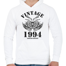 PRINTFASHION 1994 - Férfi kapucnis pulóver - Fehér