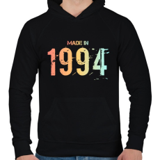 PRINTFASHION 1994 - Férfi kapucnis pulóver - Fekete