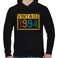 PRINTFASHION 1994 - Férfi kapucnis pulóver - Fekete