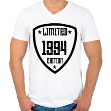 PRINTFASHION 1994 - Férfi V-nyakú póló - Fehér férfi póló