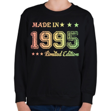 PRINTFASHION 1995 - Gyerek pulóver - Fekete gyerek pulóver, kardigán