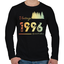 PRINTFASHION 1996 - Férfi hosszú ujjú póló - Fekete férfi póló
