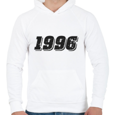 PRINTFASHION 1996 - Férfi kapucnis pulóver - Fehér