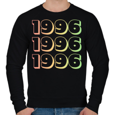 PRINTFASHION 1996 - Férfi pulóver - Fekete