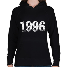 PRINTFASHION 1996 - Női kapucnis pulóver - Fekete