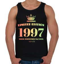 PRINTFASHION 1997 - Férfi atléta - Fekete atléta, trikó