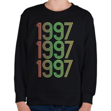 PRINTFASHION 1997 - Gyerek pulóver - Fekete