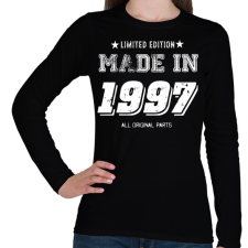 PRINTFASHION 1997 - Női hosszú ujjú póló - Fekete női póló