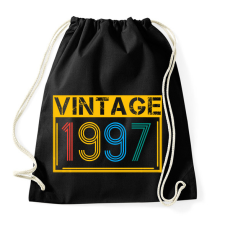 PRINTFASHION 1997 - Sportzsák, Tornazsák - Fekete tornazsák