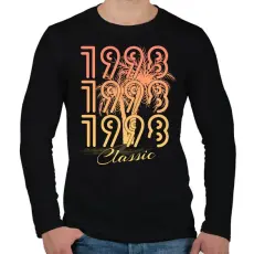 PRINTFASHION 1998 - Férfi hosszú ujjú póló - Fekete