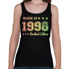 PRINTFASHION 1998 - Női atléta - Fekete női trikó