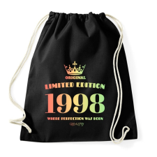 PRINTFASHION 1998 - Sportzsák, Tornazsák - Fekete tornazsák