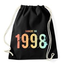 PRINTFASHION 1998 - Sportzsák, Tornazsák - Fekete tornazsák