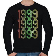PRINTFASHION 1999 - Férfi pulóver - Fekete
