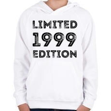 PRINTFASHION 1999 - Gyerek kapucnis pulóver - Fehér