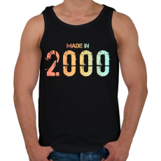 PRINTFASHION 2000 - Férfi atléta - Fekete