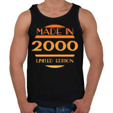 PRINTFASHION 2000 - Férfi atléta - Fekete