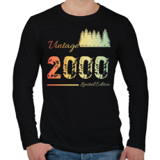 PRINTFASHION 2000 - Férfi hosszú ujjú póló - Fekete