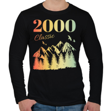 PRINTFASHION 2000 - Férfi hosszú ujjú póló - Fekete férfi póló